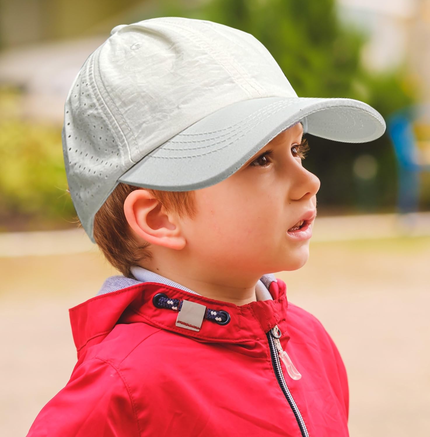 Jastore Kids Sun Hats for Girls Boys Quick Drying Baseball Cap Lightweight Sun Protection Hat for Outdoor Activity - Image 7