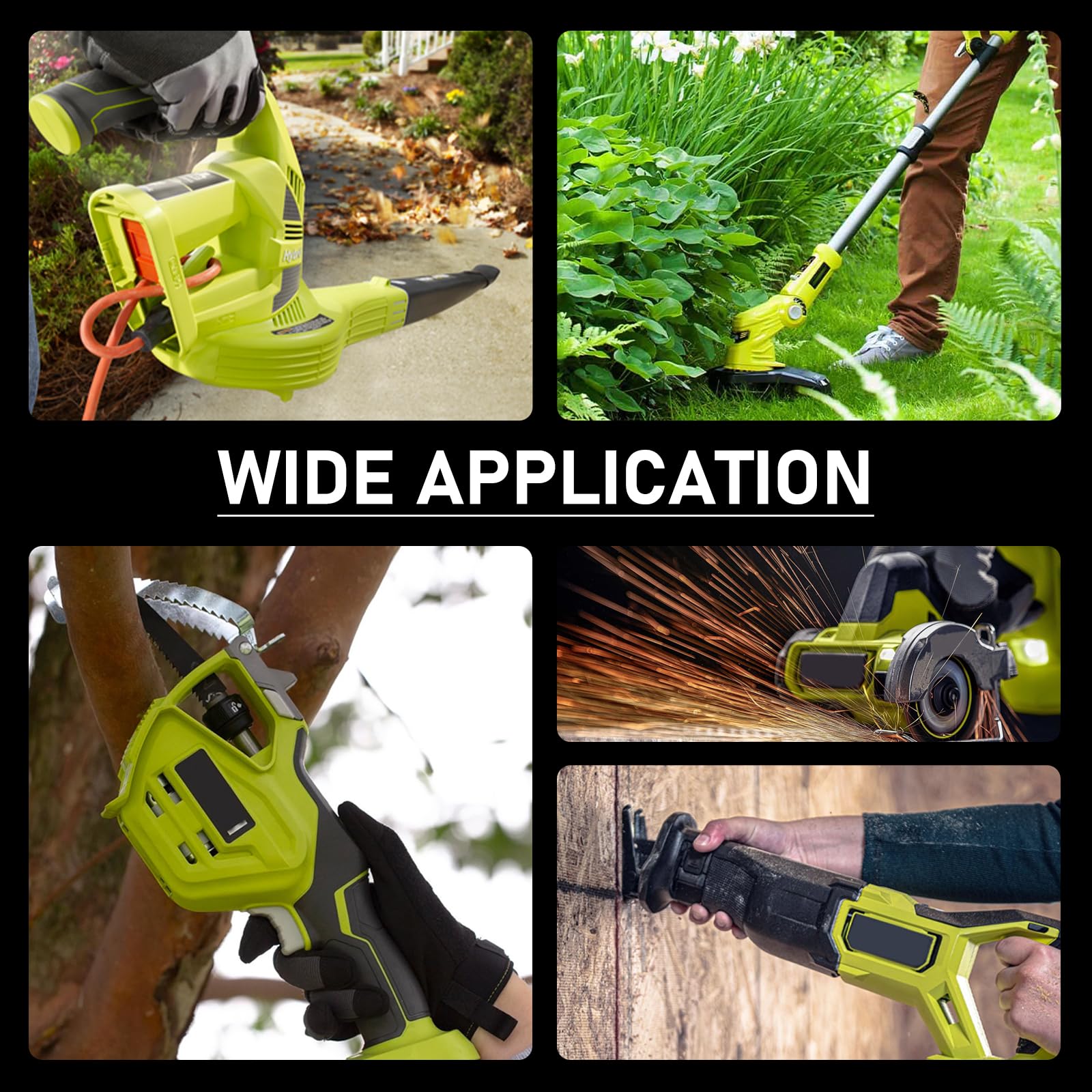 2 pièces P108 Remplacement pour Ryobi Batterie 18V 5.5Ah P102 P103 P104 P105 P107 P109 P190 RB18L50