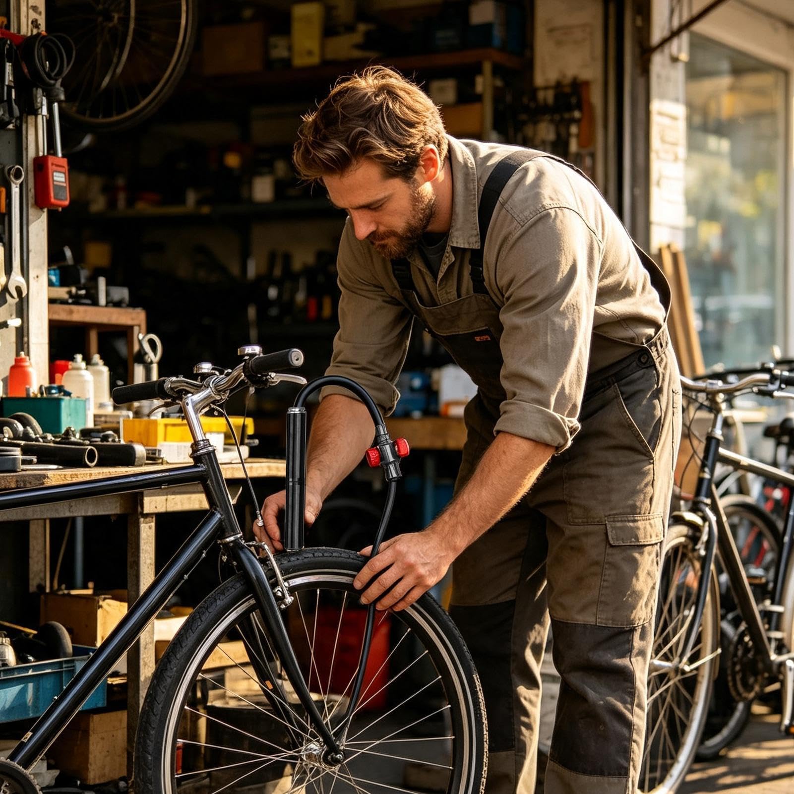 Pompa Per Bici Portatile Gonfiatore Leggero Bici Palloni Con Ago | Mini pompa per pneumatici di bicicletta Per Basket Pallavolo Calcio Sport All'Aperto Ciclismo E Mountain Bike