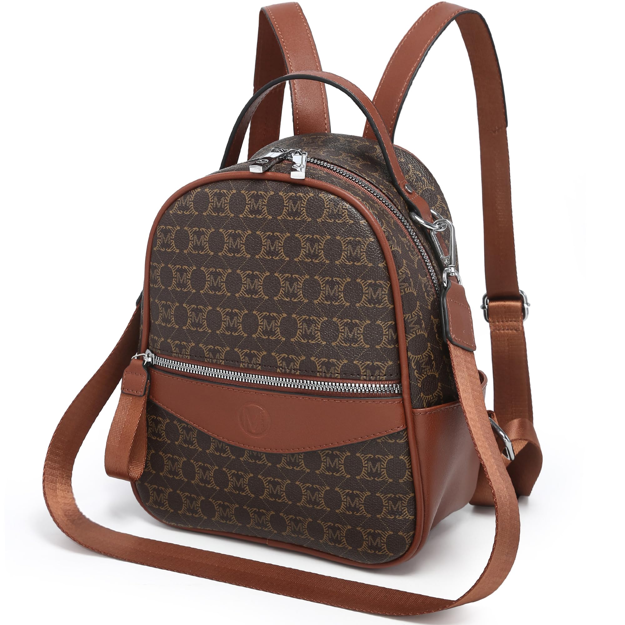 VANSARTO Mini Backpack Purse for Women Multi Pocket Small Backpacks Ladies Convertible Shoulder Handbags Designer Travel Backpack with Wide Strap,