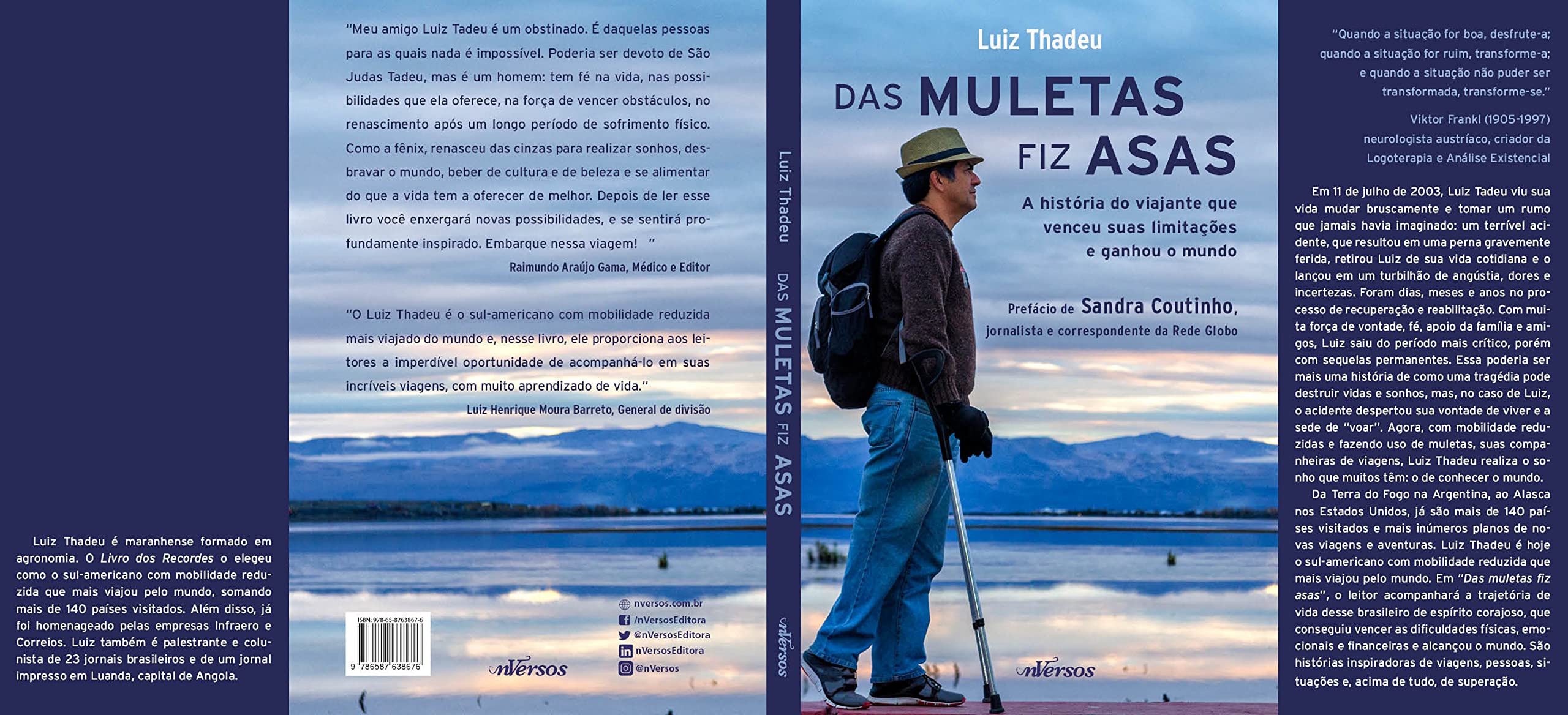 Das muletas fiz asas: A história do viajante que venceu suas limitações e ganhou o mundo