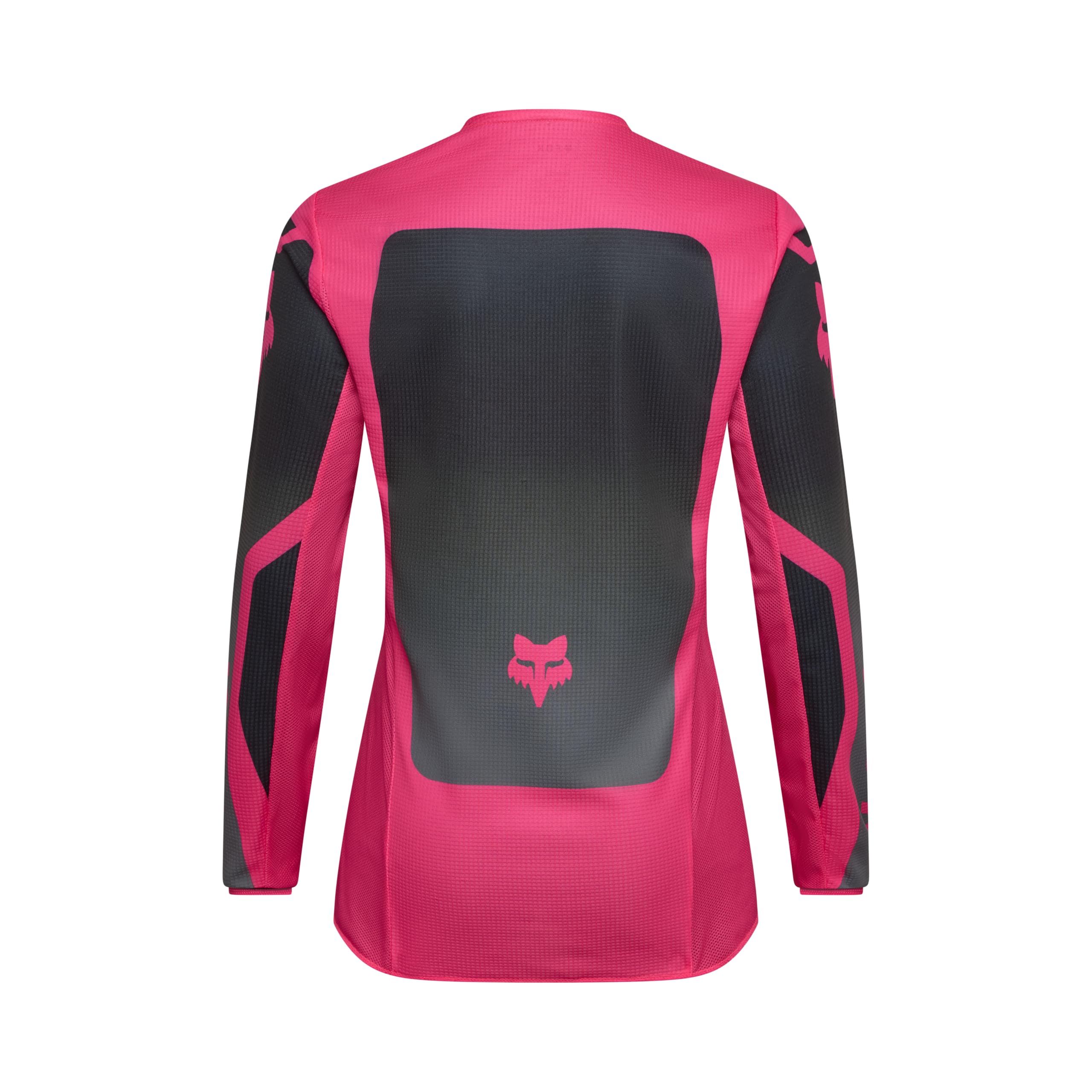 Fox Racing 180 Shield Motocross Dirt Bike Jersey para Mujer, Negro/Rosa, Talla S