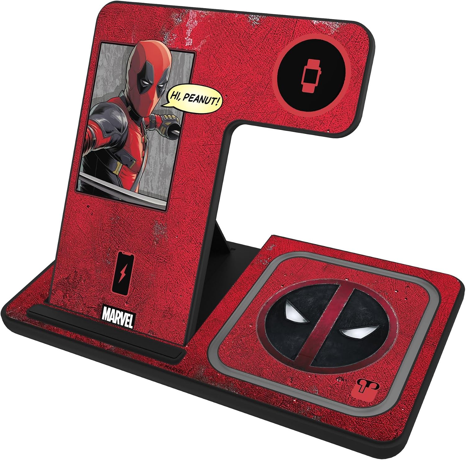 Marvel Ladypool Badge 15-Watt 3 in 1 Charging Station