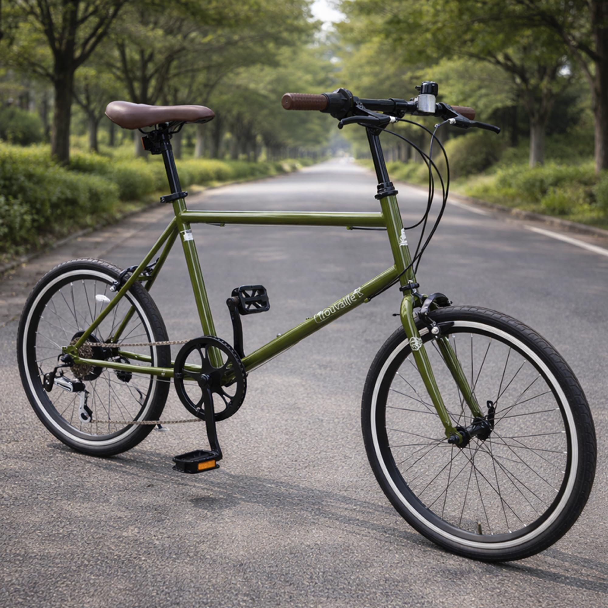 Amazon | 自転車 20インチ 小径車 スポーツタイプ ミニベロ 6段ギア