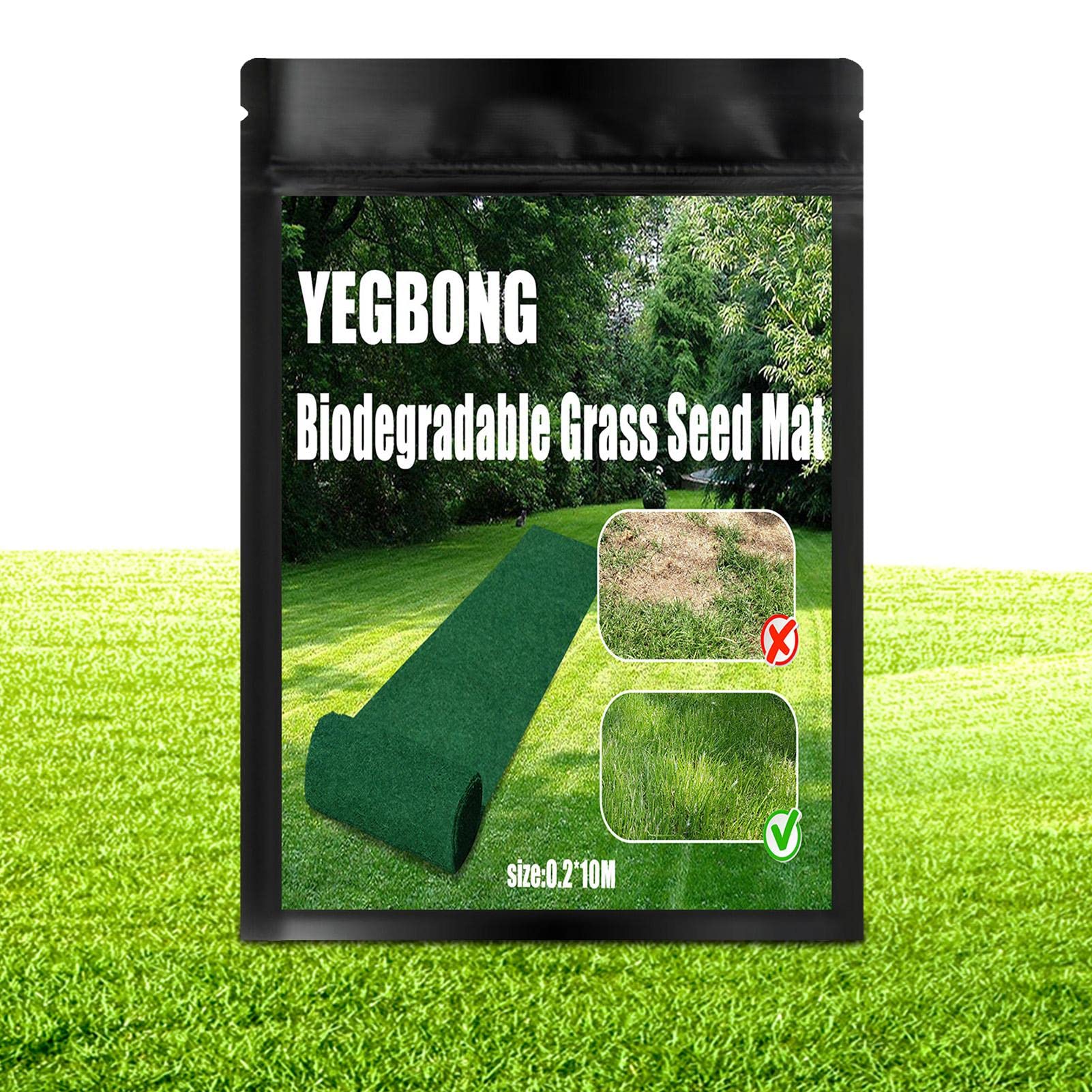 Buy Eteslot Biodegradable Grass Seed Mat Grass Seed and Fertilizer