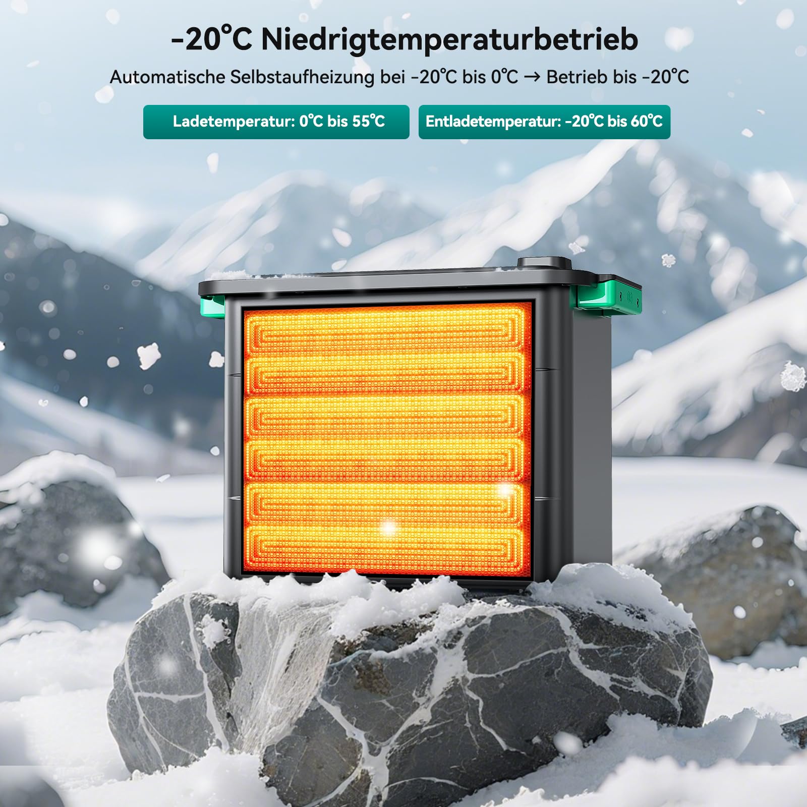 Zendure SolarFlow AB2000X, Speicher für Balkonkraftwerk, 1920Wh LiFePO₄, 1920-11.520 Wh Erweiterbare, Selbsterhitzende Funktion, Aerosol-Feuerlöschsystem, 48V-Systemen, Unabhängiges BMS, IP65