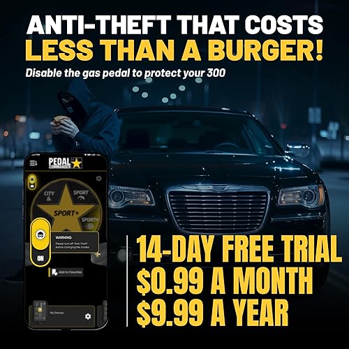 Miniatura 4 de PEDAL COMMANDER Controlador de respuesta del acelerador para Chrysler 300 2007-2023 Compatible con: 300, C, LX, S, Limited, SRT-8, Touring, Chrysler