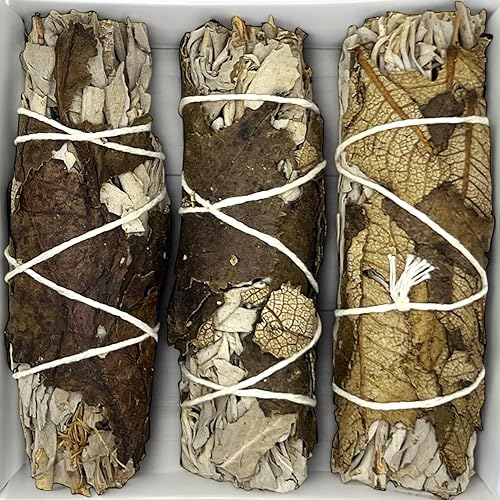 Miniatura 6 de Pachamama Essentials Yerba Santa - Paquete de 3 paquetes de incienso para limpieza de casa, meditación, yoga, limpieza de energía negativa y manchas