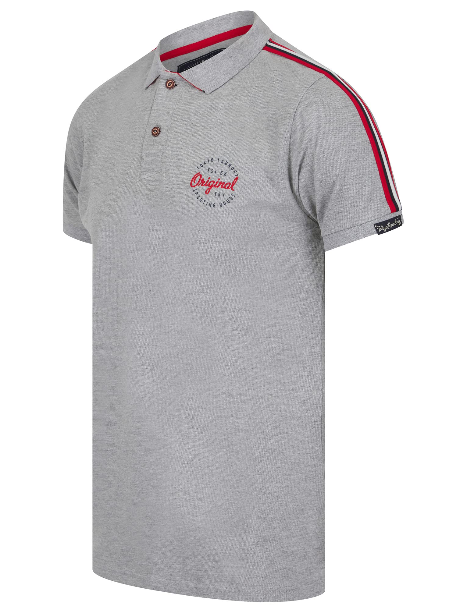 Tokyo Laundry Men's Tape Cotton Pique Polo Shirt