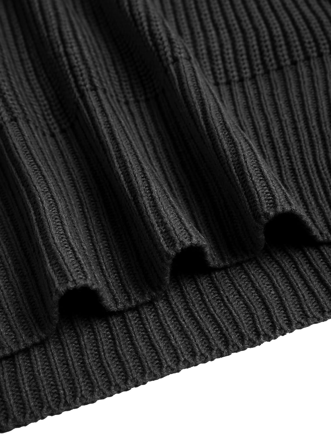 ZAFUL Women Sweaters Cardigan Chunky Ribbed Knit Open Front Long Sleeve Button Loose Short Cardigan Outerwear Coats - Image 9