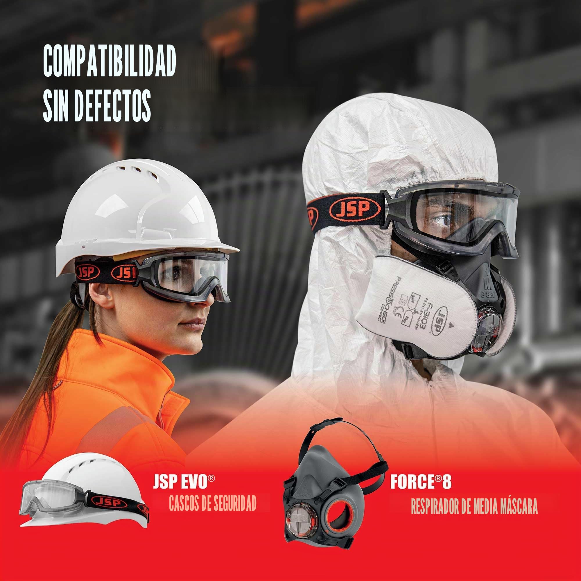 JSP EVO Goggle with Standard Single Anti Mist Lens - (AGM020-623-000), One size