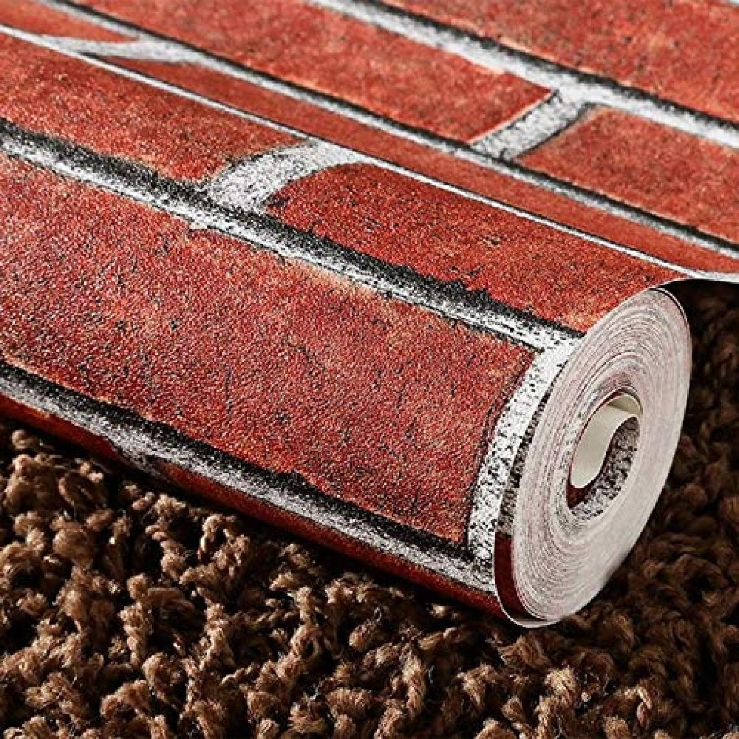 Indian Royals Decorative Wall Papers for Home, Brick Wallpaper, Home Wallpaper, Bricks Wallpaper for Wall, House Wallpaper, Home Walpaper, Stick Wallpapers for Walls (200 CM X 45 CM) (Set of 1) (B07QN5GDVK) Amazon Price History, Amazon Price Tracker