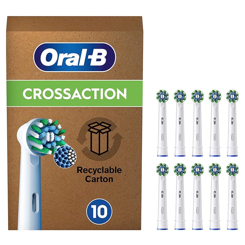 Immagine del prodotto Oral-B Testine di Ricambio Pro Cross Action, 10 Testine, Adatto per Buca delle Lettere