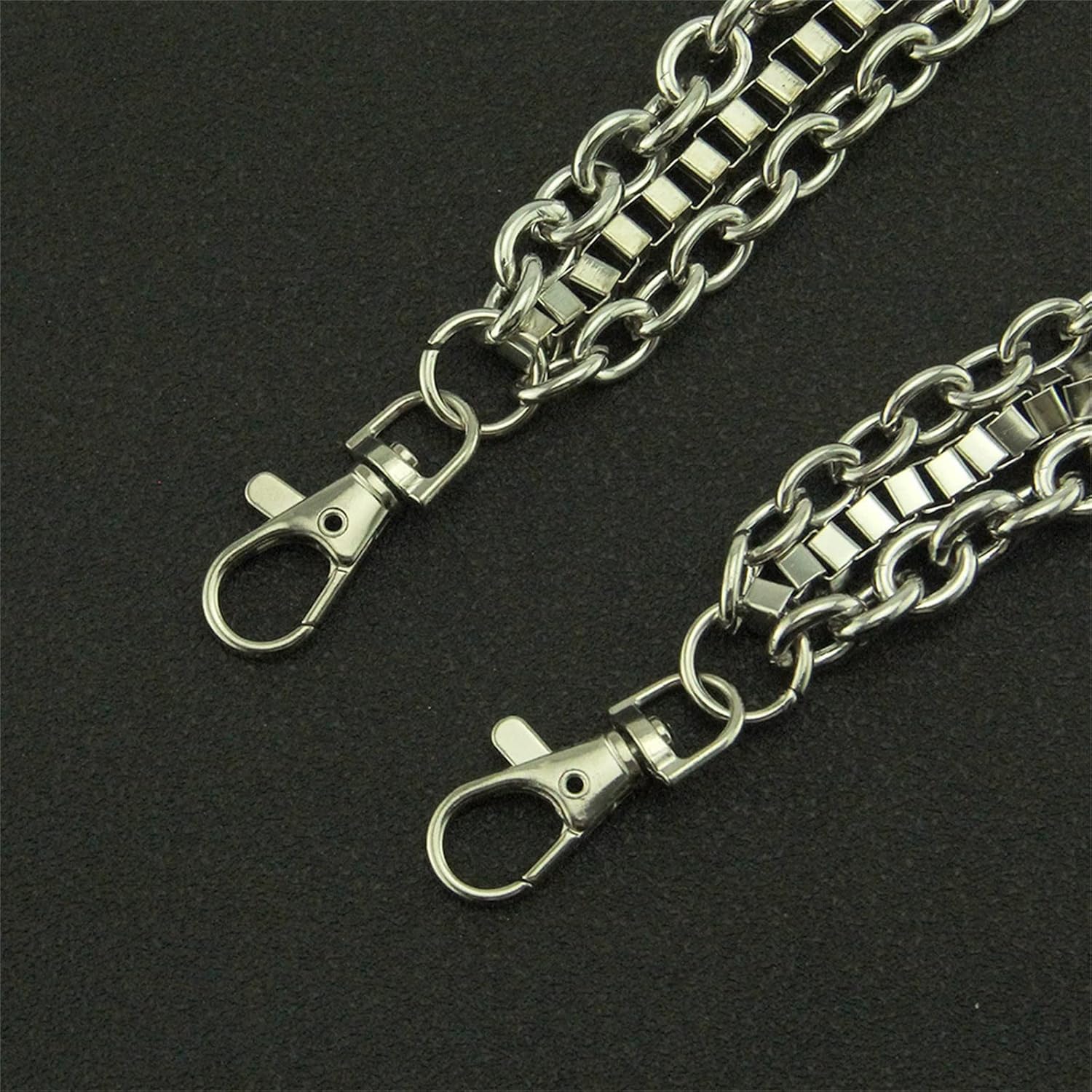 ヒップホップ パンツ ジーンズ チェーン パーソナリティクリエイティブデニムスタイルストリートトレンドデコレーションウエストチェーン