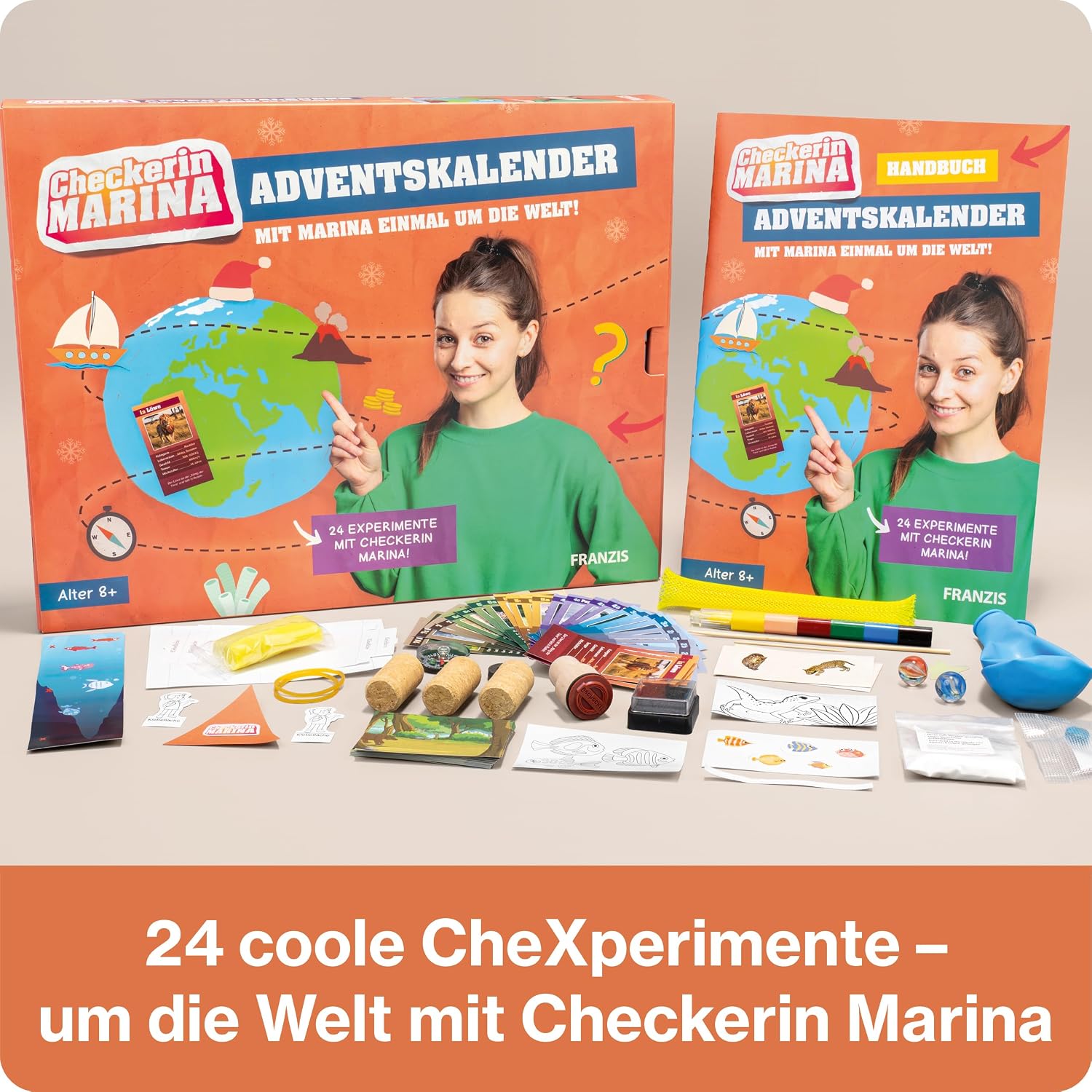 FRANZIS Checkerin Marina 67330 Advent Calendar 24 Exciting Experiments for Advent!
