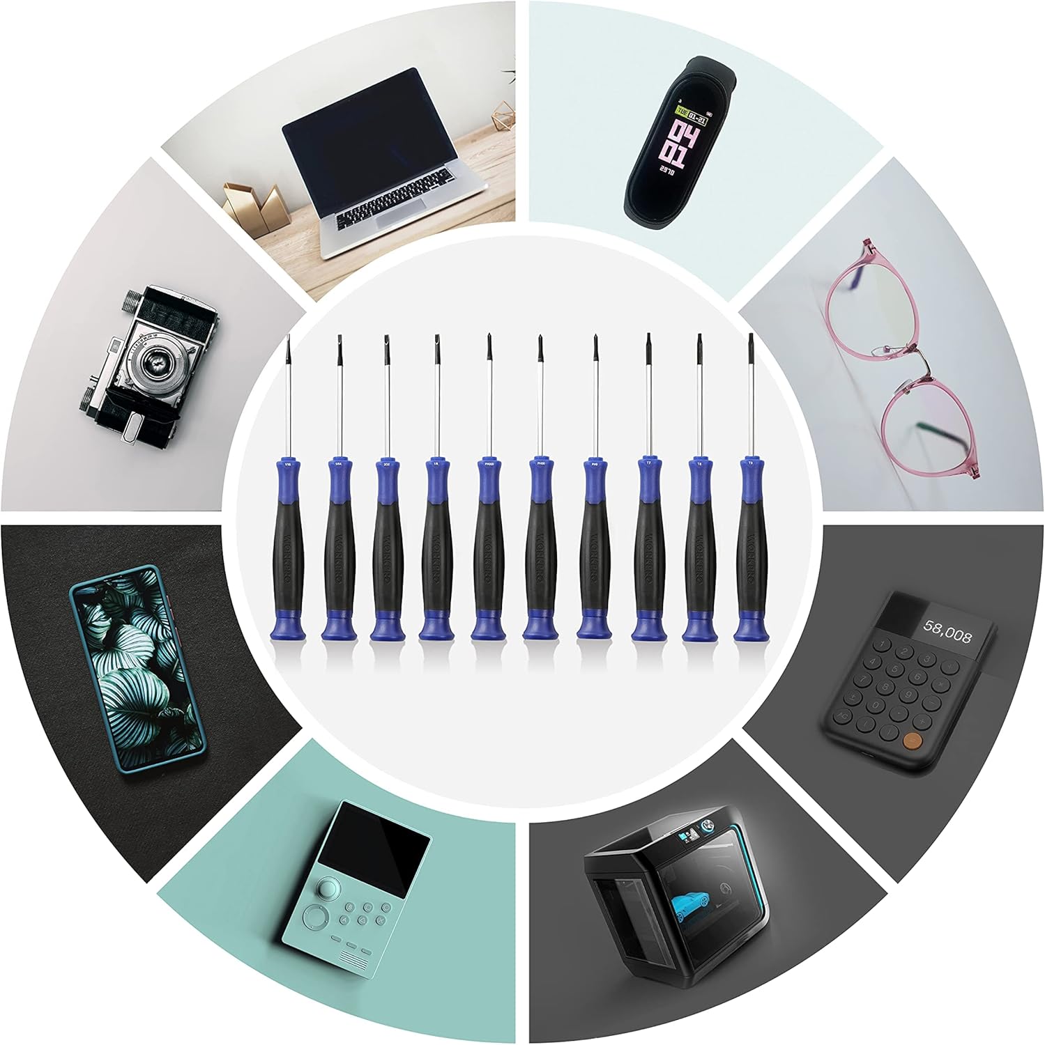 WORKPRO 10-Piece Precision Screwdriver Set with Pouch & WORKPRO 16-Piece Magnetic Screwdriver Set with Case