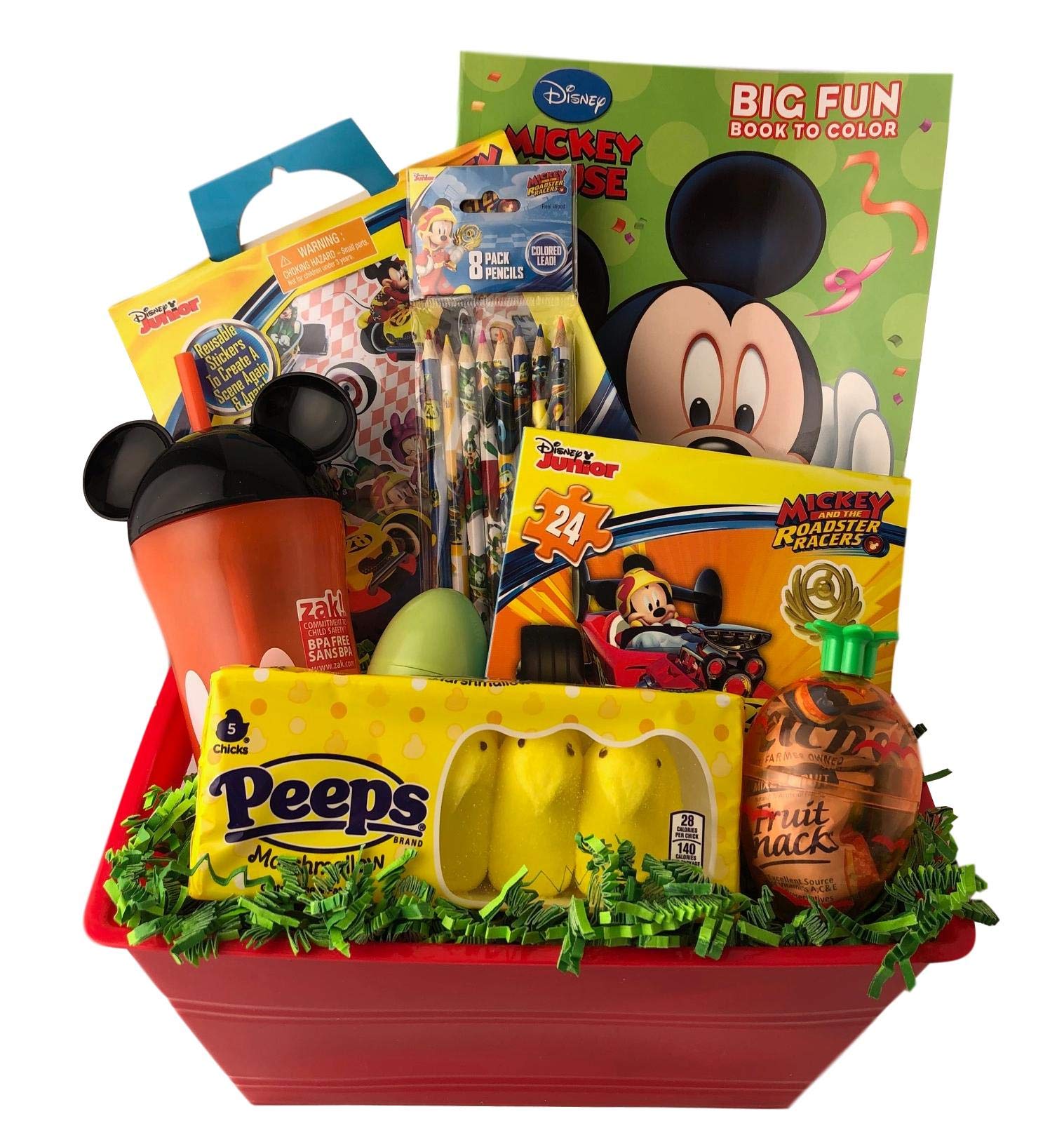 Just For Kids Premade Mickey Easter Basket Prefilled Candy Gift