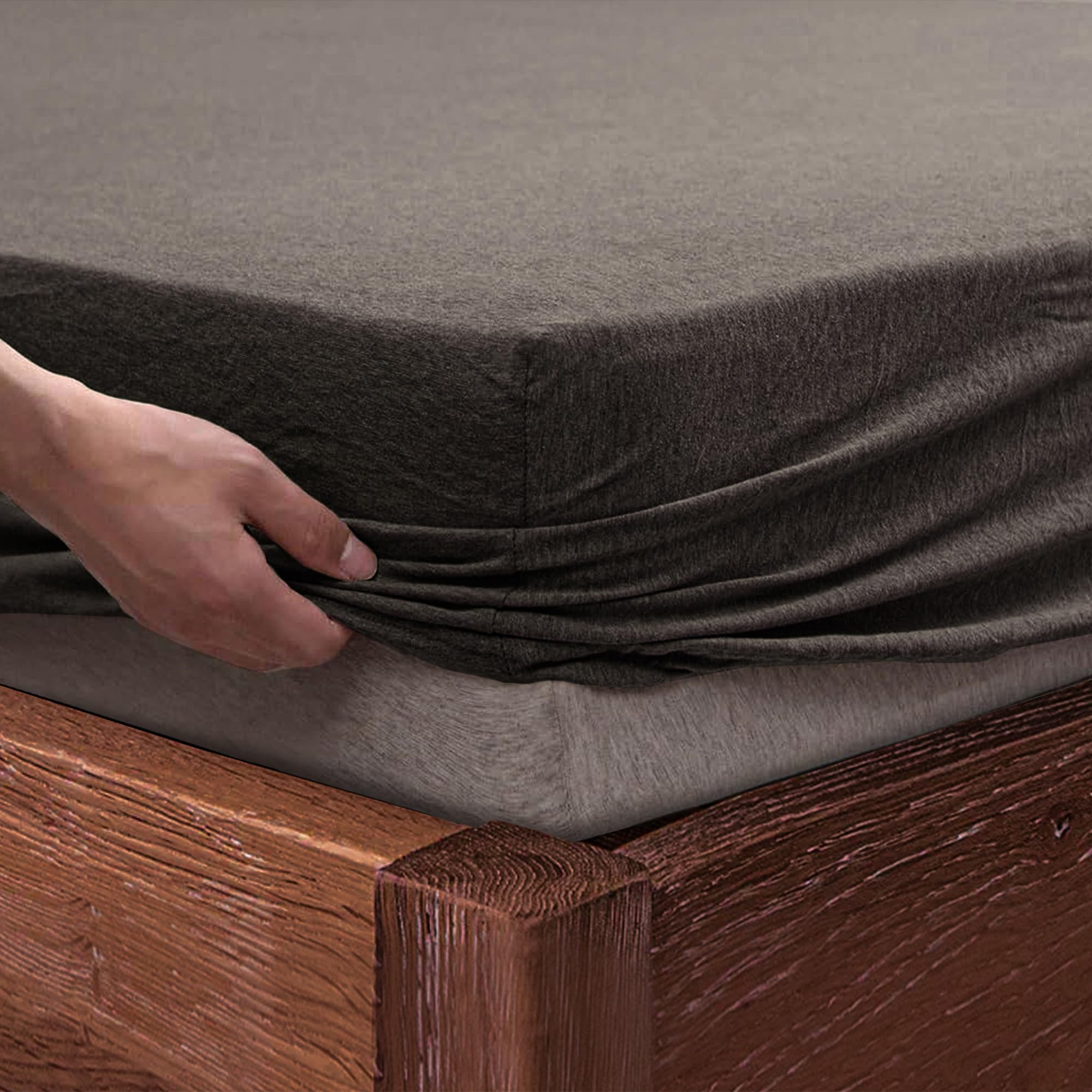 See full amazon price history chart for SleepyCat Jersey Fitted Sheet with 1 Complimentary Standard Pillow Cases | Knitted Jersey Fabric | Wrinkle and Iron Free Fitted Sheet Set, Walnut Brown (Double Size, 72x48) SleepyCat Jersey Fitted Sheet with 1 Complimentary Standard Pillow Cases | Knitted Jersey Fabric | Wrinkle and Iron Free Fitted Sheet Set, Walnut Brown (Double Size, 72x48) (B0CZLKDPP3) Amazon Price History, Amazon Price Tracker