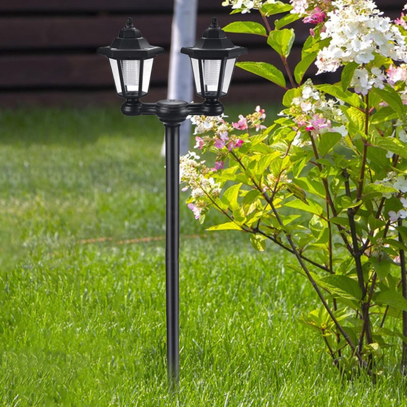 Lampy Solarne Zewnętrzne Wbijane Lampy Ogrodowe Odporne na Warunki