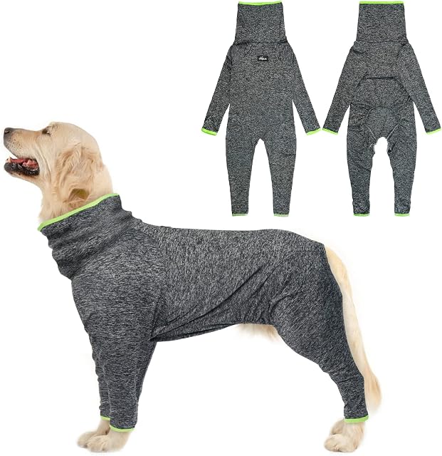 One-piece for dogs, dog surgical suit, breathable, anti-leak, abdominal wound, alternative surgical abdominal wounds and skin protection