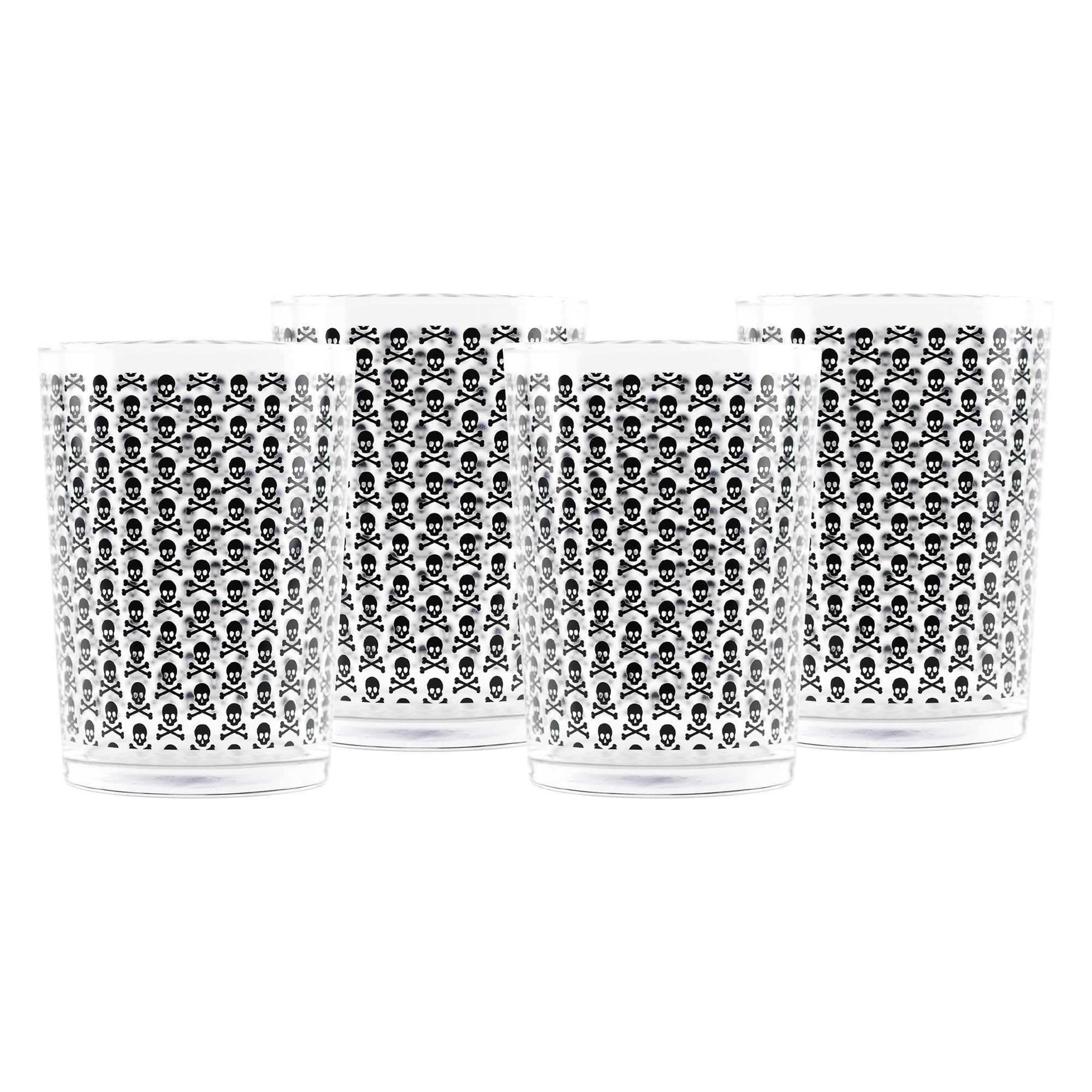 Scalpers - Set de 4 Vasos de Sidra Apto para Lavavajillas - Vidrio de Cristal