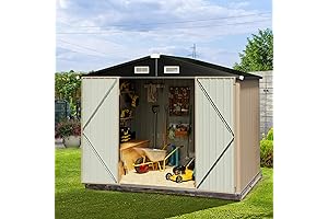 Aoxun 8.5 x 5.6 FT Outdoor She Shed