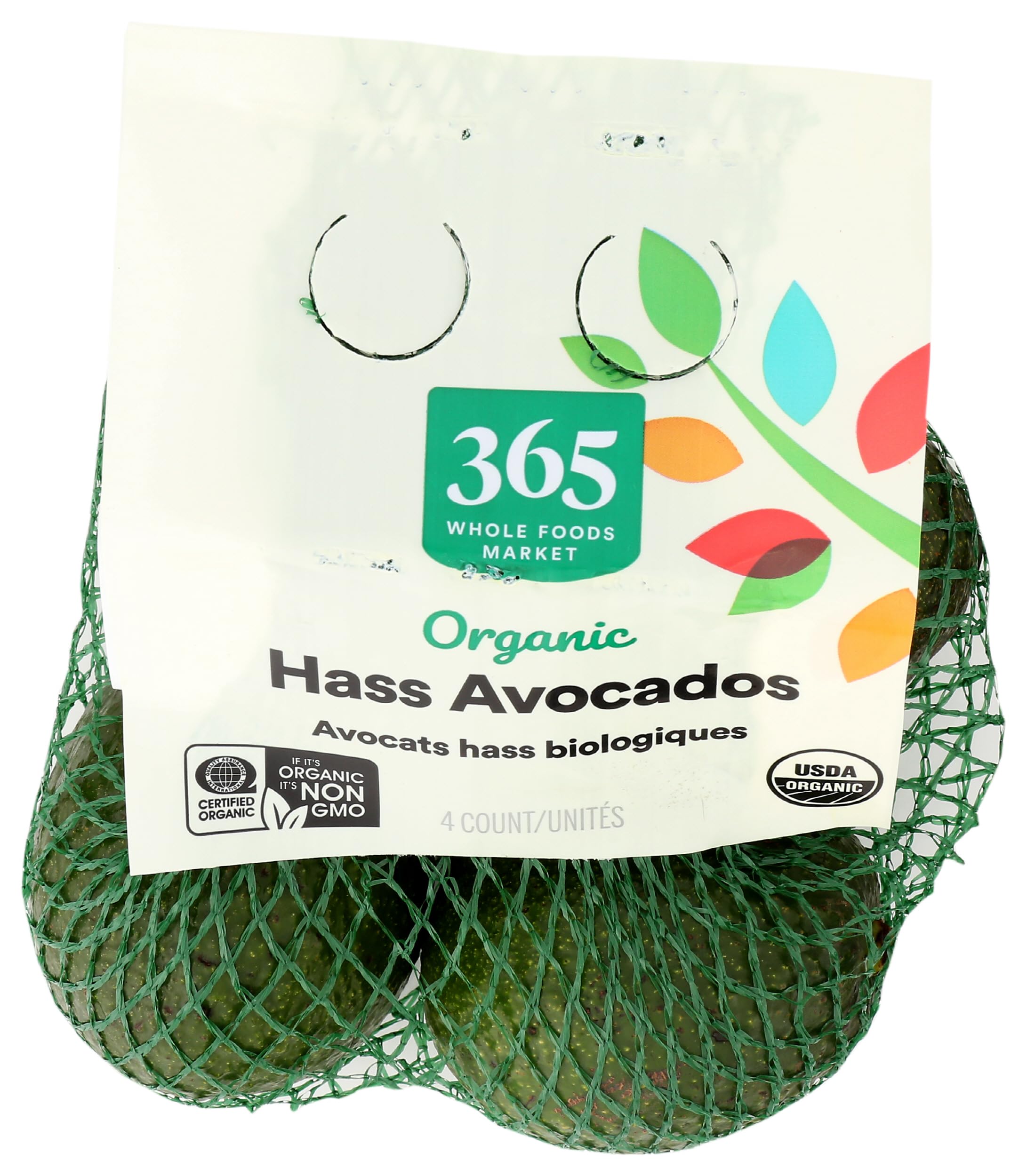 365 Everyday Value, Organic Hass Avocados, 4 Count