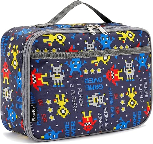 Miniatura 208 de FlowFly - FlowFly - Lonchera térmica para niños, minihielera suave para el regreso a clases, lonchera para niñas, niños, oso Oso,Negro -,negro con