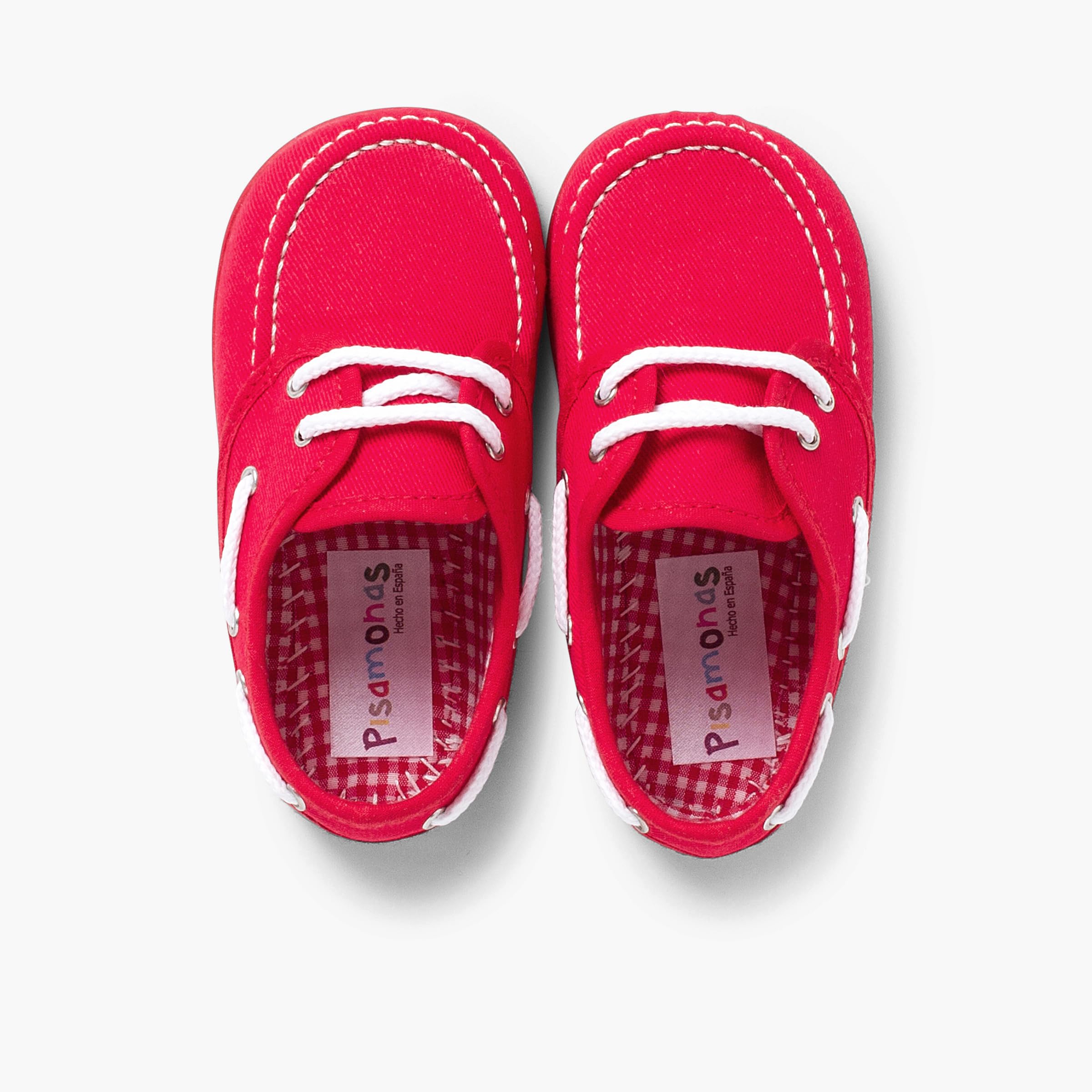 Pisamonas Náuticos Tela Cordones Niño