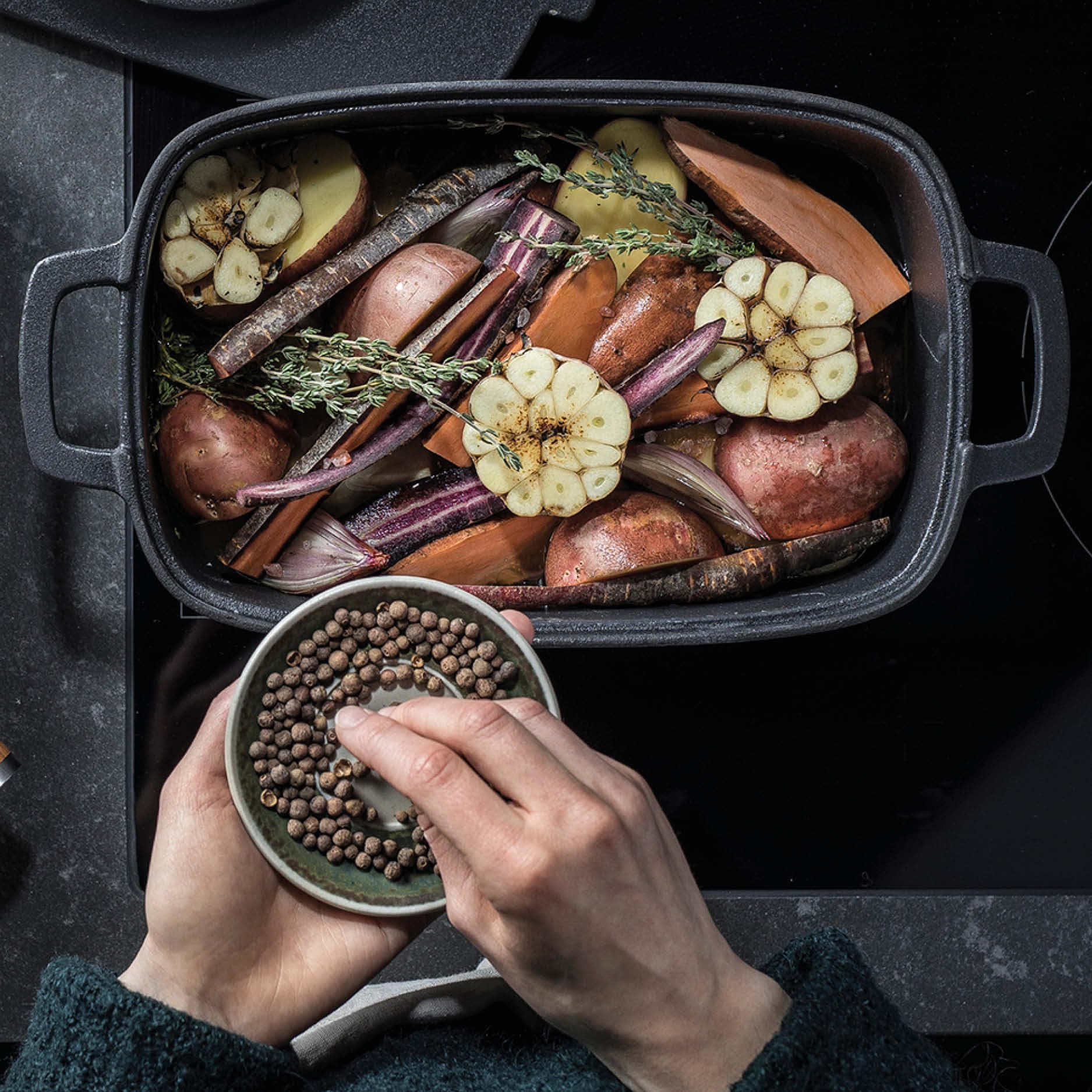 Fiskars Olla de Hierro fundido ovalada Norden, 5L