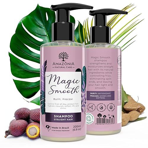 Miniatura 1 de All Natural Smooth Shampoo para hombres y mujeres  Champú alisador para cabello encrespado  Champú para cabello seco y encrespado  con Buriti y