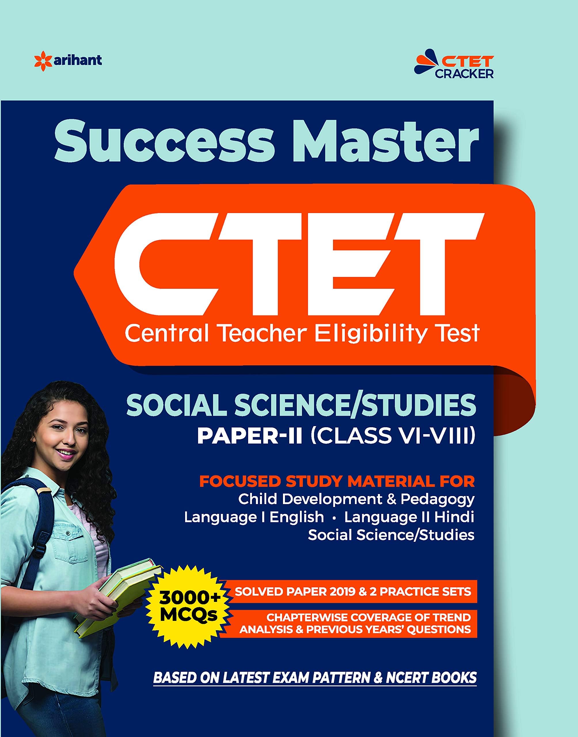 CTET Success Master Social Science/Studies Paper-2 for Class 6 to 8 2020