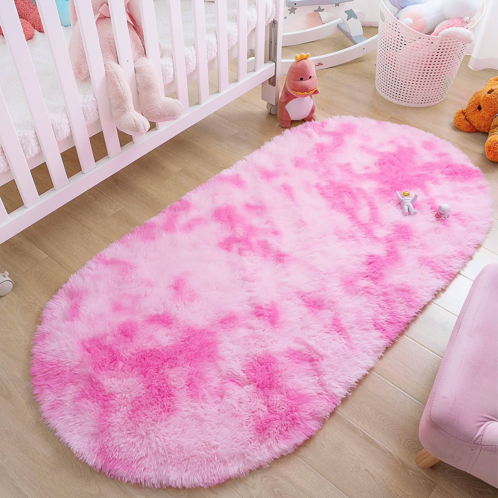Cute Mini Rugs Snapklik.com : Oval Fluffy Pink Rugs For Bedroom, 26x53 Area Rug Shag ...