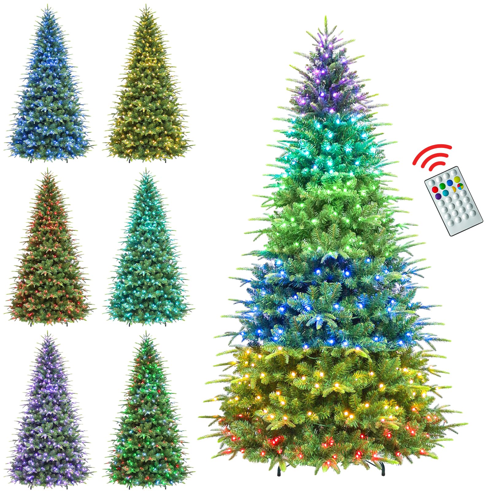 Snapklik.com : Hykolity 6 Ft Pre-lit Artificial Christmas Tree