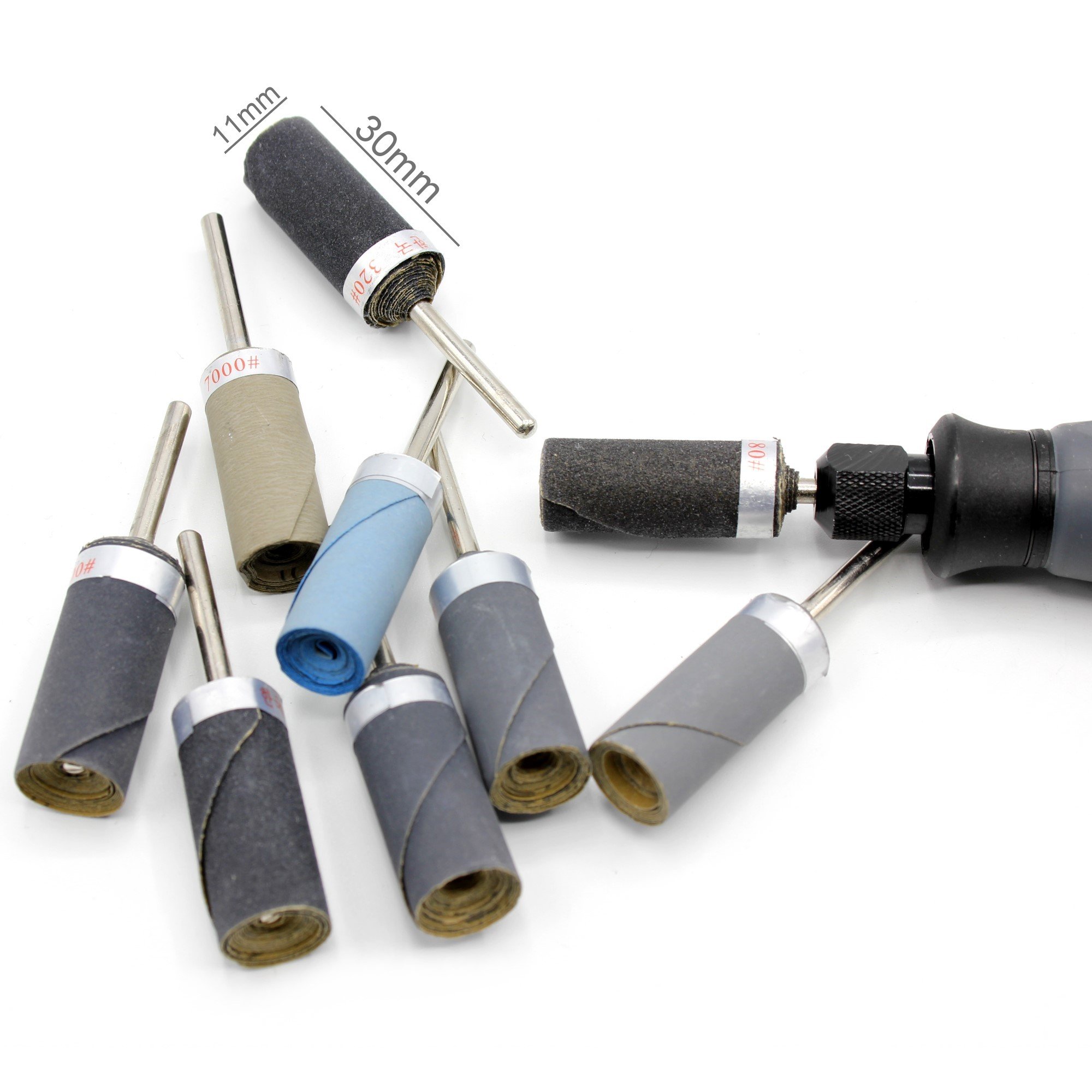 Nastro abrasivo per Dremel Proxxon accessori in grana 180 240 320 600 1000 1500 2000 3000 5000 7000