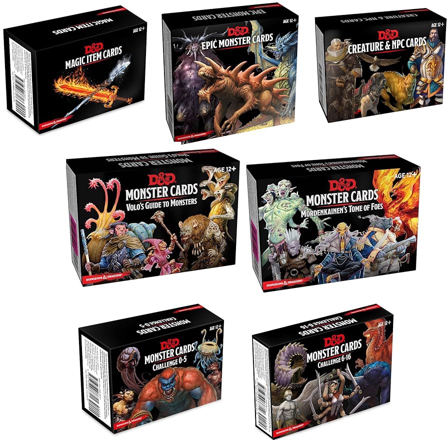 D&D MAGIC ITEM CARDS ダンジョンズ＆ドラゴンズ Dungeons and Dragons Magic Item Cards for sale online | eBay