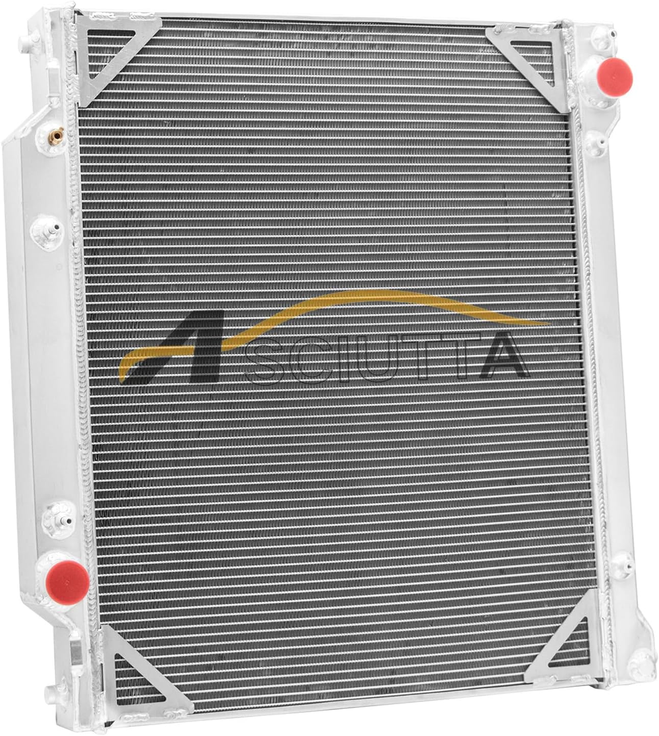 4 Row Aluminum Radiator For 1997-2014 Ford E150 E250 E350 Super Duty 5.4L V8 6.8L 7.3L V8 V10;All Aluminum Engine Cooler