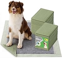 Bedsure Extra Large Dog Pee Pads 28x34" 52ct - Super Absorbent Leakproof Puppy Training Pads with Activated Carbon Odor Control & Eco Bamboo