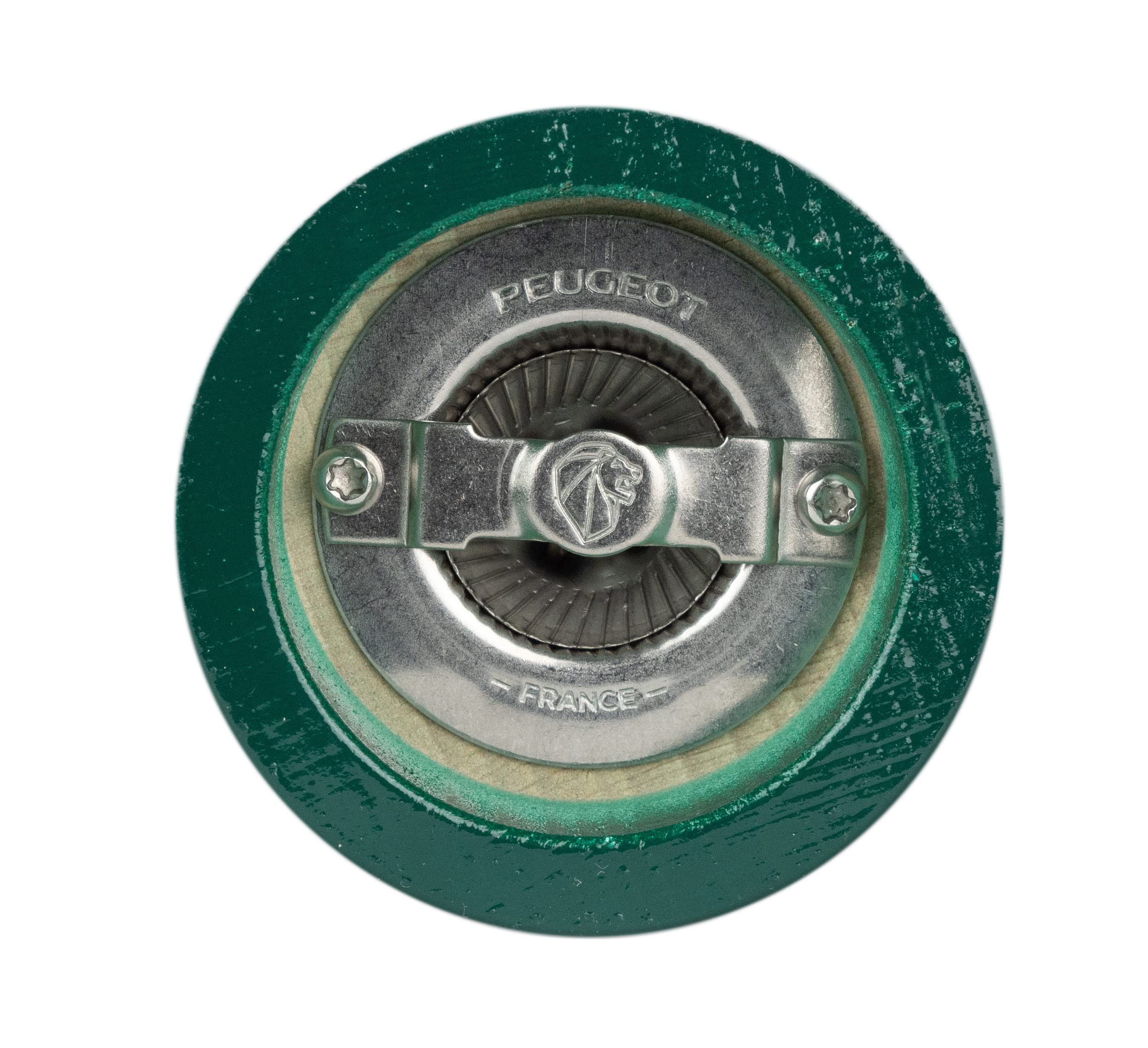 PEUGEOT - Paris Salt Mill 18 cm - Paris Rama Collection - Classic Adjustment - PEFC Certified Wood - Made in France - Forest Green