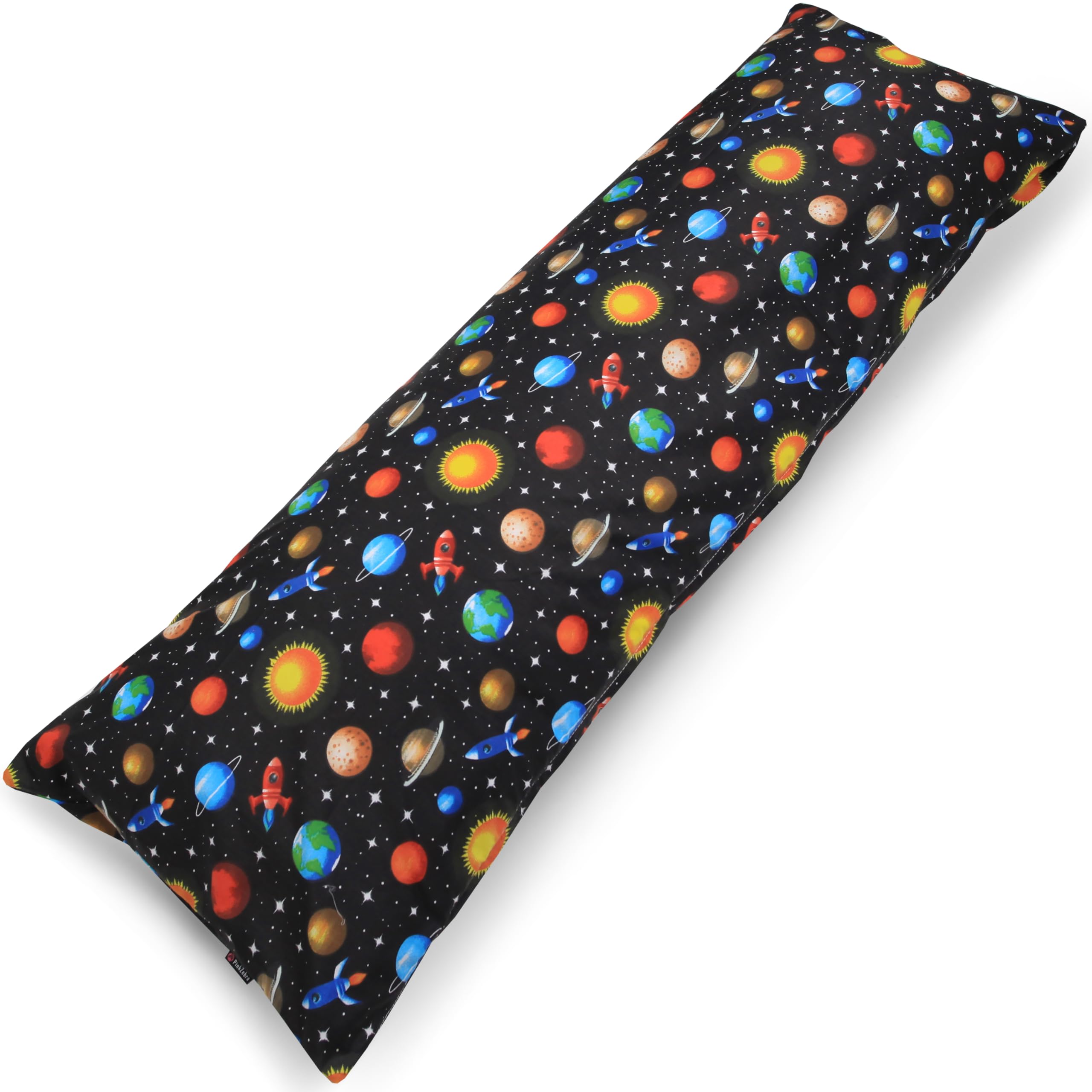PinkZebra Kosmos - Funda de Almohada para Dormir de Lado, 40 x 140 cm, 100% algodón, Funda de Almohada para niños y Adultos, Funda de cojín con Cremallera, Certificado Öko-Tex Standard 100
