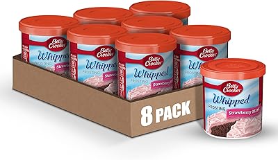 Betty Crocker Gluten Free Whipped Strawberry Mist Frosting, 12 oz. (Pack of 8)