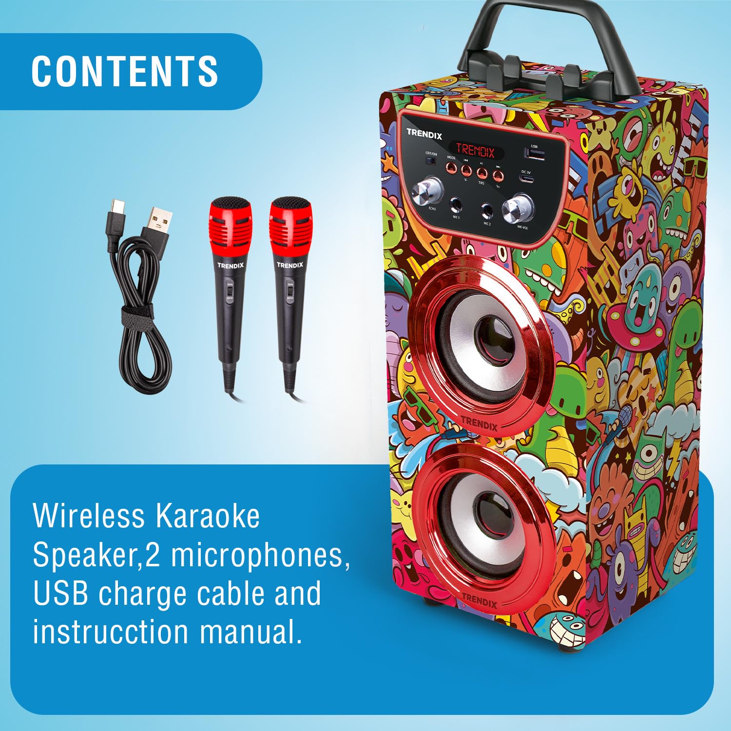 Trendix - Karaoke Machine Kids Monster Club - Image 3
