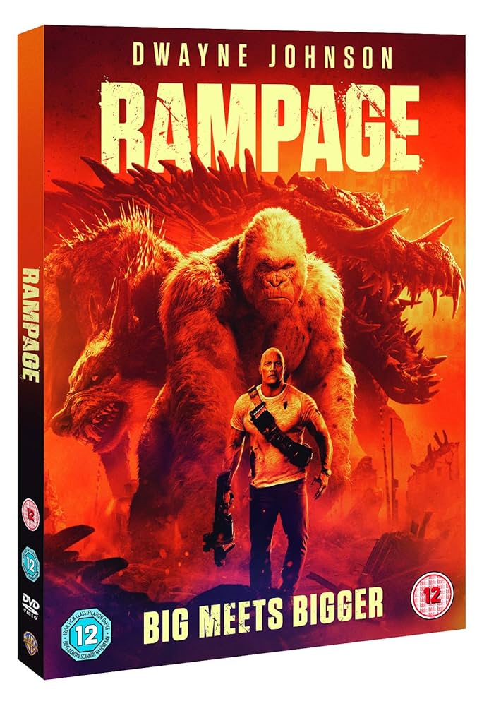 Rampage [DVD] [2018]: Amazon.co.uk: Dwayne Johnson, Naomie