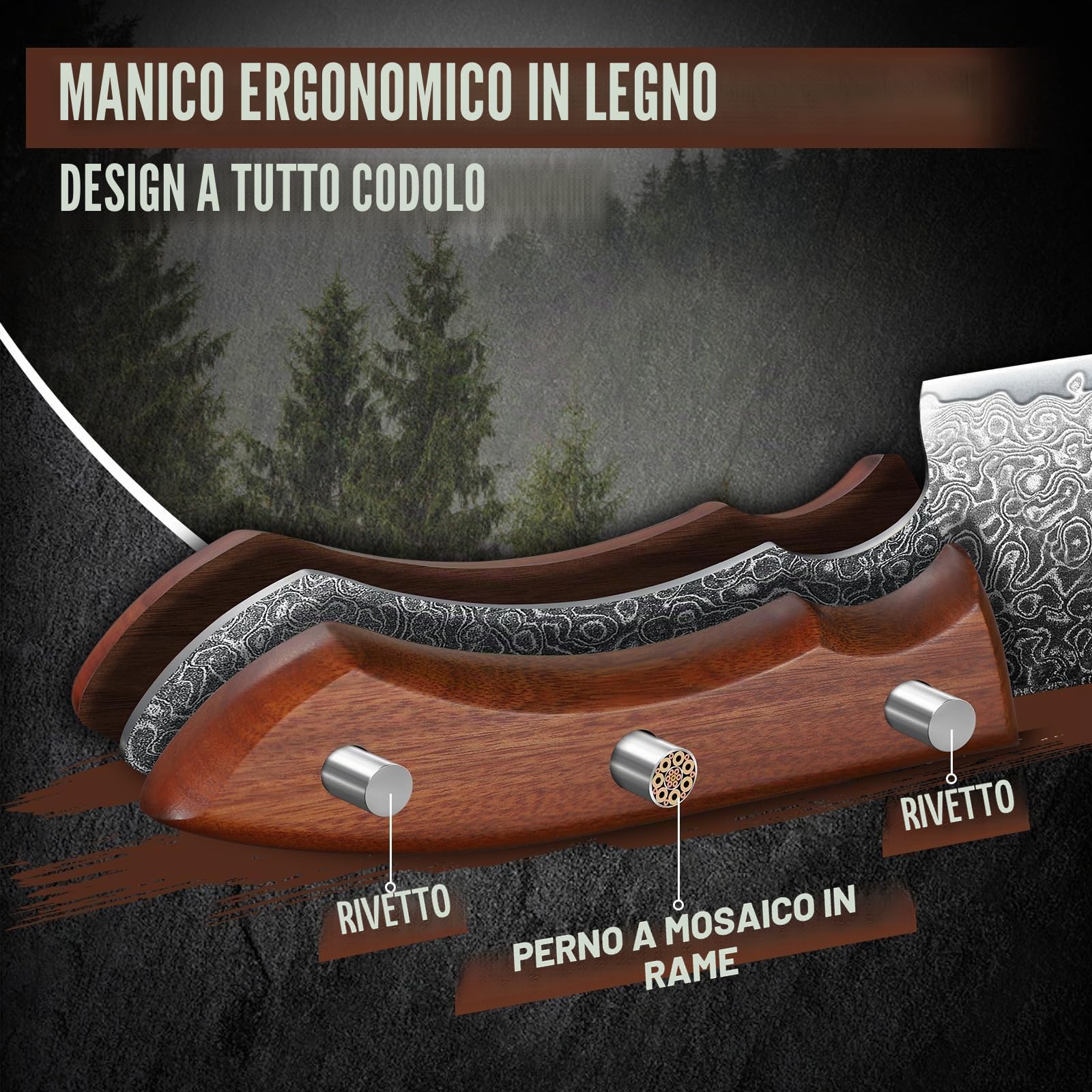 DRAGON RIOT Set Coltelli da Cucina Giapponesi 2 Pezzi con Scatola Regalo