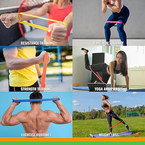 Miniatura 5 de SmarterLife - Bandas de resistencia para entrenamiento bandas de ejercicio para mujeres y hombres ideales para bandas de fisioterapia bandas de