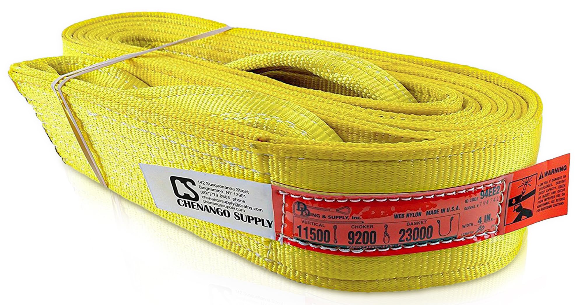 Heavy Duty Lifting Sling - 16ft Nylon, 6400 lbs -14 Heavy Duty Lifting Sling - 16ft Nylon, 6400 lbs -14