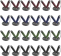 Xnluothsk 24 Pack Tangle-Free Adjustable Jump Ropes with Foam Handles - Speed Skipping for Fitness Workout, Weight Loss Men Women Kids