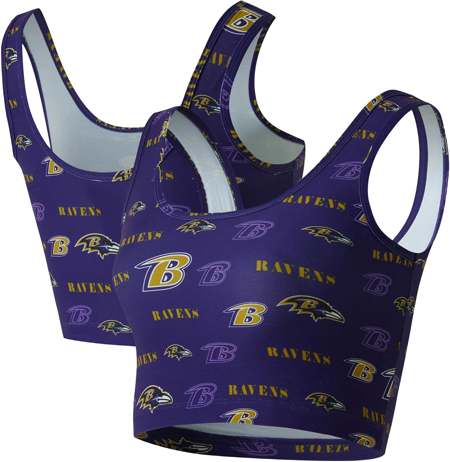 Concepts Sport Women's NFL Mosaic Allover Print Bralette