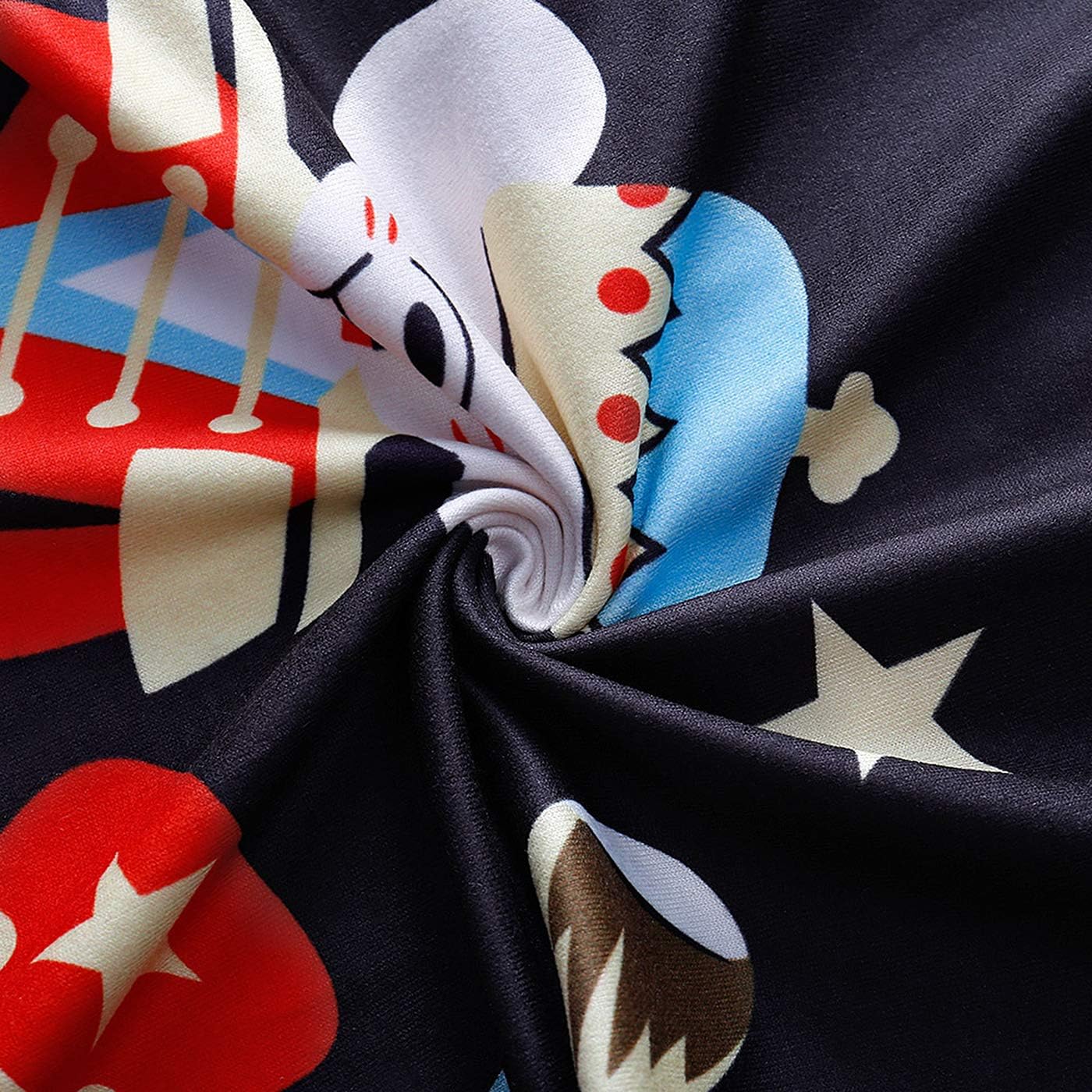 VNVNE Women's One Piece Onsie Print Sleepwear Ugly Christmas Pajamas Jumpsuit Rompers Clubwear Nightwear - Image 6