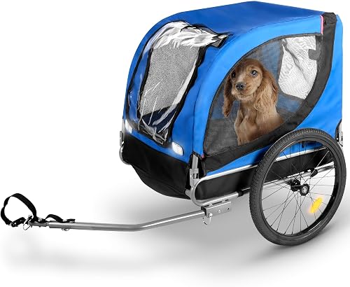 Velo Remorque Chien Pliable - Cariole Velo Chien Max. 40 KG - Remorque de Vélo p